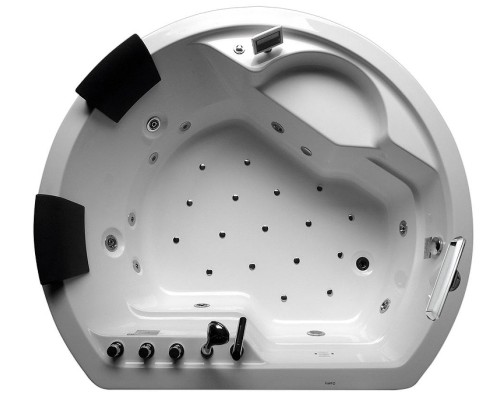 Акриловая ванна Gemy Gemy 183x162 G9063 O С гидромассажем
