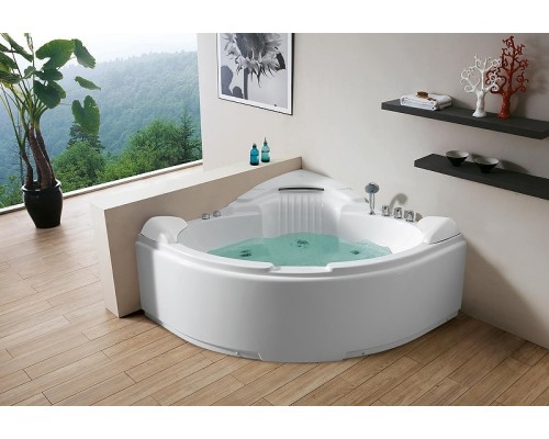 Акриловая ванна Gemy Gemy 152x152 G9082 B С гидромассажем