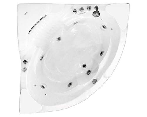 Акриловая ванна Gemy Gemy 152x152 G9082 B С гидромассажем