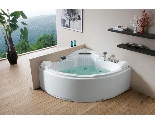 Акриловая ванна Gemy Gemy 152x152 G9082 K С гидромассажем