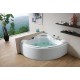 Акриловая ванна Gemy Gemy 152x152 G9082 K С гидромассажем