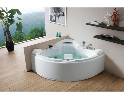 Акриловая ванна Gemy Gemy 152x152 G9082 O С гидромассажем