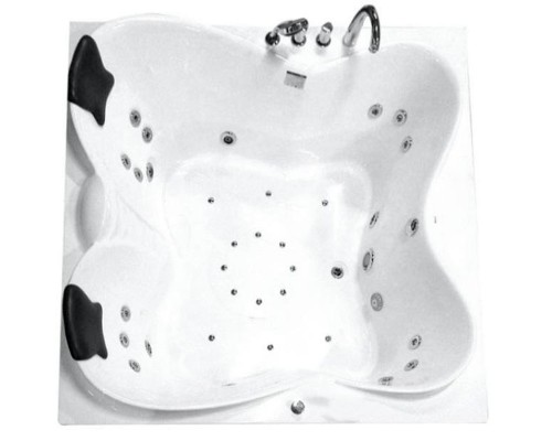 Акриловая ванна Gemy Gemy 187x187 G9089 K L С гидромассажем