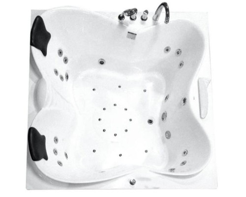 Акриловая ванна Gemy Gemy 187x187 G9089 O L С гидромассажем