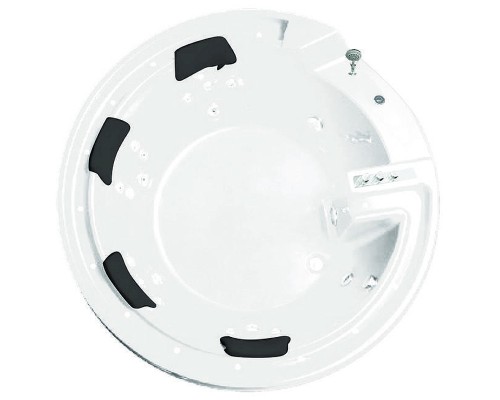 Акриловая ванна Gemy Gemy 190x190 G9090 B С гидромассажем