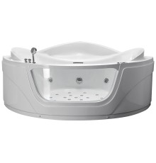 Акриловая ванна Gemy Gemy 165x165 G9247 K С гидромассажем