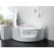 Акриловая ванна Gemy Gemy 165x165 G9247 K С гидромассажем