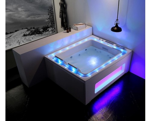 Акриловая ванна Gemy Gemy 185x150 G9268 K С гидромассажем