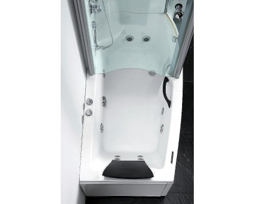 Акриловая ванна с душевой кабиной Gemy 170х85 G8040 B R с гидромассажем