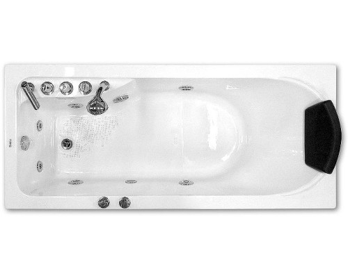 Акриловая ванна Gemy 172х77 G9006-1.7 B L с гидромассажем