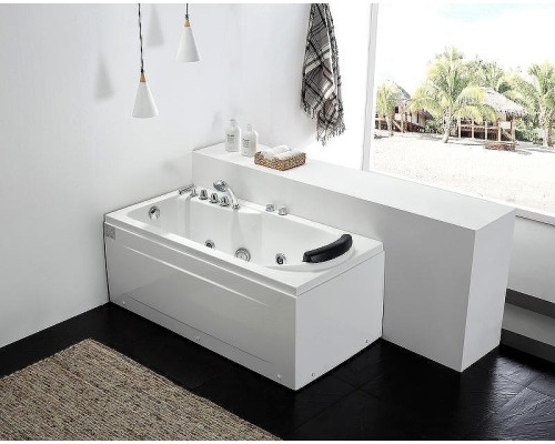 Акриловая ванна Gemy 172х77 G9006-1.7 B L с гидромассажем