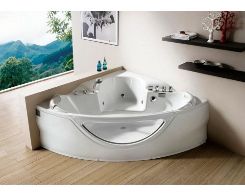 Акриловая ванна Gemy G9025-II B 155х155 с гидромассажем