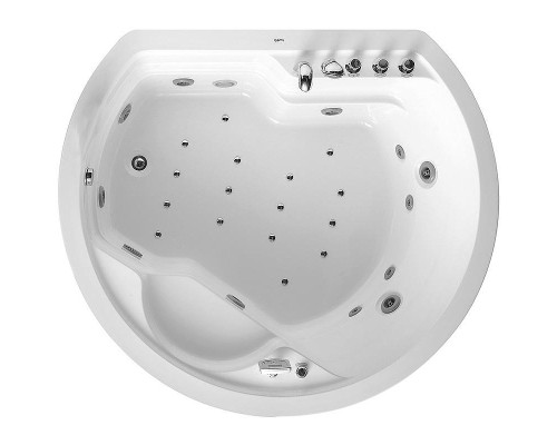 Акриловая ванна Gemy G9053 K 185х162 с гидромассажем