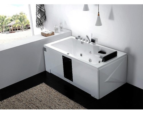 Акриловая ванна Gemy 171х86 G9066 II K L с гидромассажем