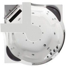 Акриловая ванна Gemy G9070 K 170х170 с гидромассажем