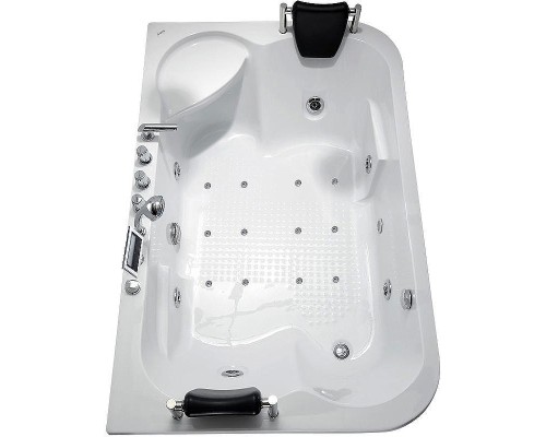 Акриловая ванна Gemy 180х116 G9085 K R с гидромассажем