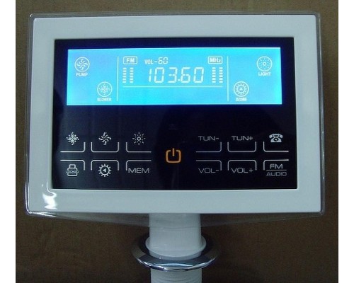 Акриловая ванна Gemy 180х116 G9085 K R с гидромассажем