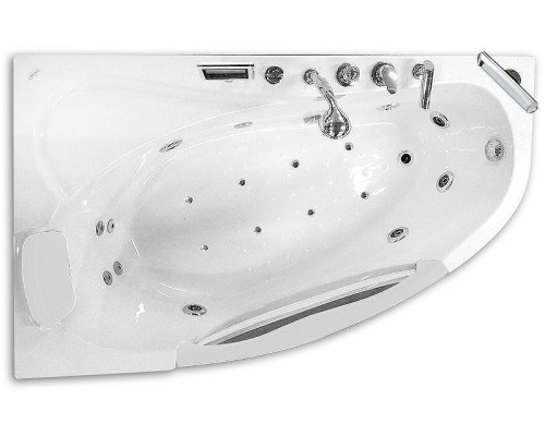 Акриловая ванна Gemy 171х99 G9046 II O L с гидромассажем