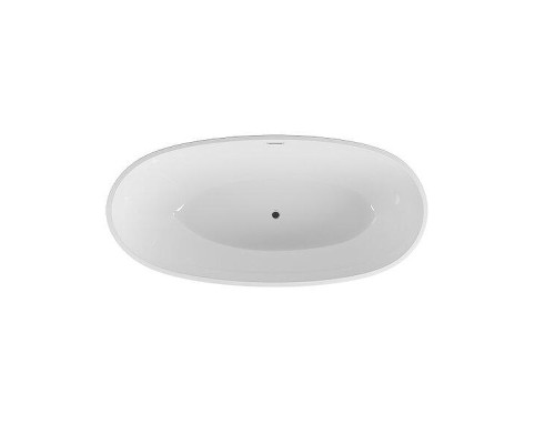 Акриловая ванна Grossman Fly 170х75 GR-1104MB цвет Черный матовый Белый матовый