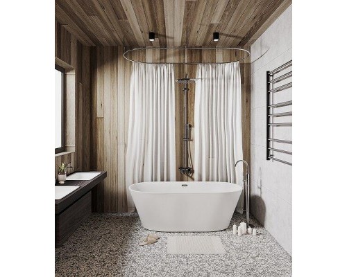 Акриловая ванна Grossman Forta 170х75 GR-1503M цвет Белый матовый