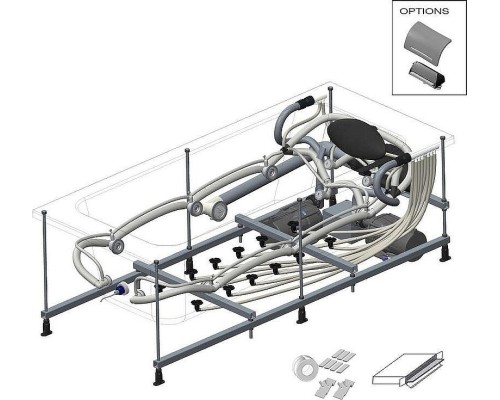 Акриловая ванна Jacob Delafon Elite 180x80 R E5BC247R-M-00 цвет Белый с гидромассажем
