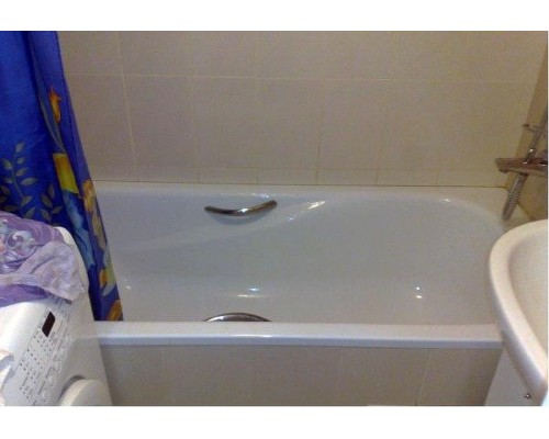 Чугунная ванна Roca Malibu 170x75 2309G000R с отверстиями для ручек с антискользящим покрытием