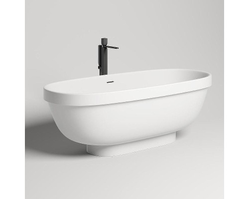 Ванна из искусственного камня Salini Greca 180х80 103121M Белая матовая