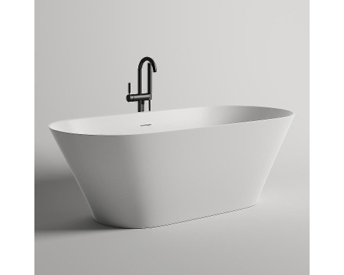 Ванна из искусственного камня Salini Mona 180х80 102911G Белая глянцевая