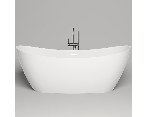 Ванна из искусственного камня Salini Noemi 185х81 101811G Белая глянцевая