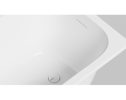 Ванна из искусственного камня Salini Orlanda Kit 170х70 102111G Белая глянцевая