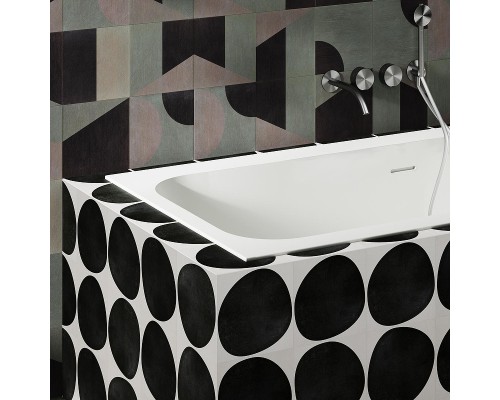 Ванна из искусственного камня Salini Orlanda 170х70 102011G Белая глянцевая