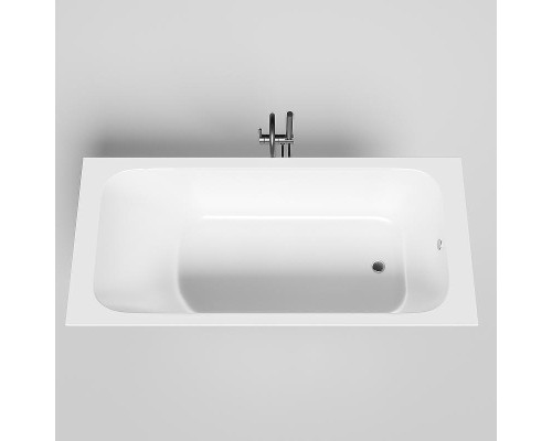 Ванна из искусственного камня Salini Orlanda 180х80 102012G Белая глянцевая