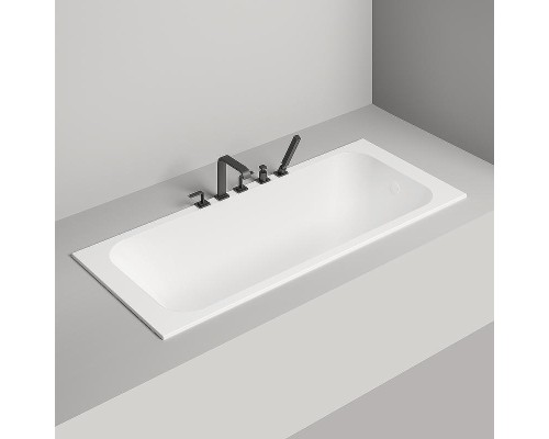 Ванна из искусственного камня Salini Orlanda 180х80 102012G Белая глянцевая