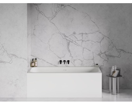 Ванна из искусственного камня Salini Orlanda 180х80 102012G Белая глянцевая