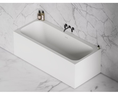 Ванна из искусственного камня Salini Orlanda 180х80 102012G Белая глянцевая