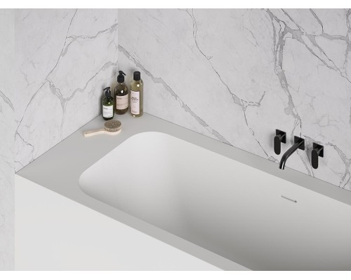 Ванна из искусственного камня Salini Orlanda 180х80 102012G Белая глянцевая