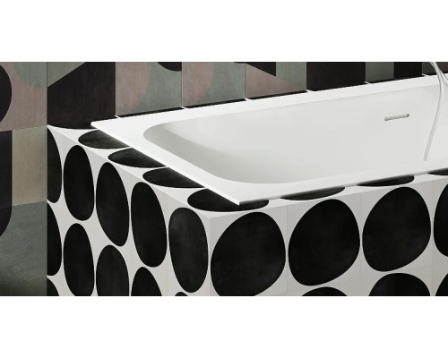 Ванна из искусственного камня Salini Orlanda Axis Kit 190х80 103321M Белая матовая