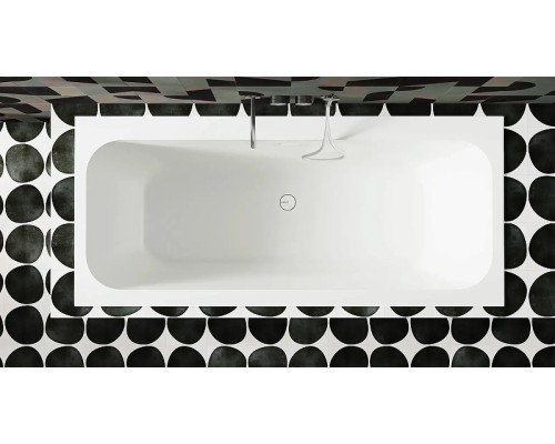 Ванна из искусственного камня Salini Orlanda Axis Kit 190х80 103321M Белая матовая