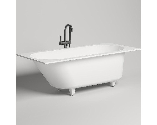 Ванна из искусственного камня Salini Ornella 180х80 102322M Белая матовая