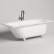 Ванна из искусственного камня Salini Ornella 180х80 102322M Белая матовая