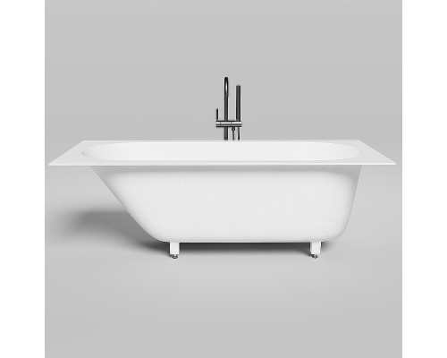 Ванна из искусственного камня Salini Ornella Kit 170х75 102411G Белая глянцевая