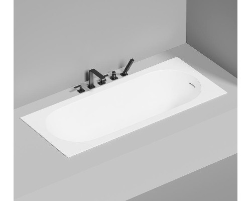 Ванна из искусственного камня Salini Ornella Kit 170х75 102411G Белая глянцевая