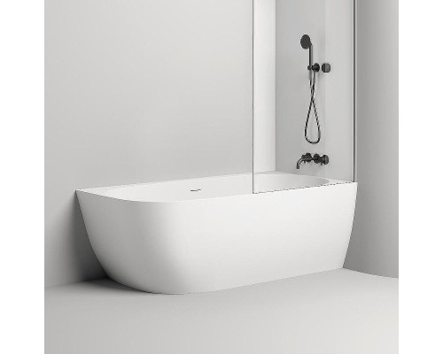 Ванна из искусственного камня Salini Sofia Corner R 170х85 102524M Белая матовая