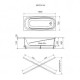 Акриловая ванна Triton 1ACreal Европа 160х70 Щ0000043363 цвет Белый