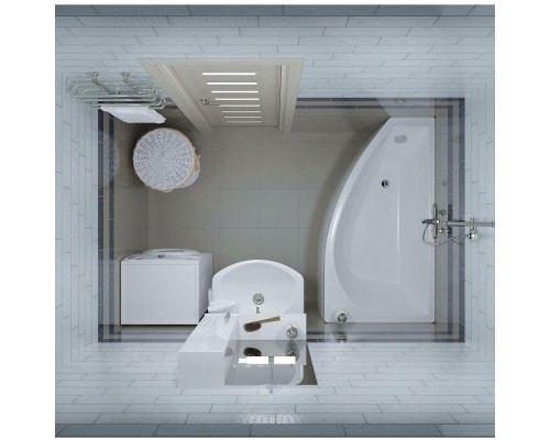 Акриловая ванна Triton Бэлла 140х77 L Н0000020161 цвет Белый