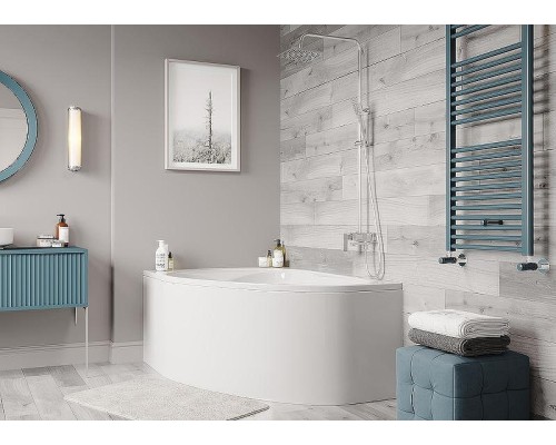 Акриловая ванна Vagnerplast Flora 150x100 L VPBA151FLA3LX-04 без гидромассажа