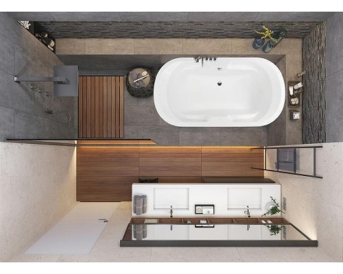 Акриловая ванна Vagnerplast Gaia 190x100 без гидромассажа