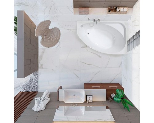 Акриловая ванна Vagnerplast Hapi 170x110 R VPBA170HAP3PX-04 Белая