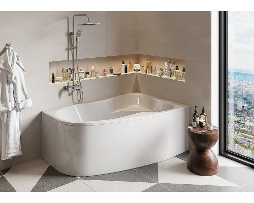 Акриловая ванна Vagnerplast Melite 160x105 R VPBA163MEL3PX-04 без гидромассажа