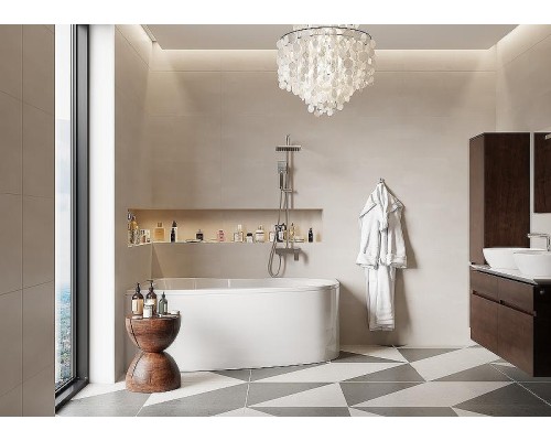 Акриловая ванна Vagnerplast Melite 160x105 L VPBA163MEL3LX-04 без гидромассажа